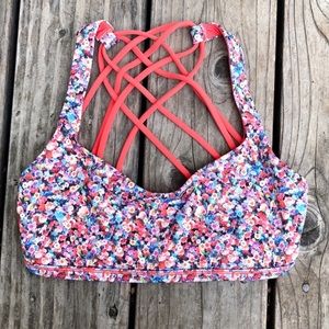 Lululemon Free to Be Wild Bra - Prism petal multi